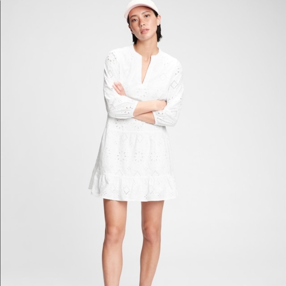 Gap white eyelet dress m!! ¡¡¡NEW!!